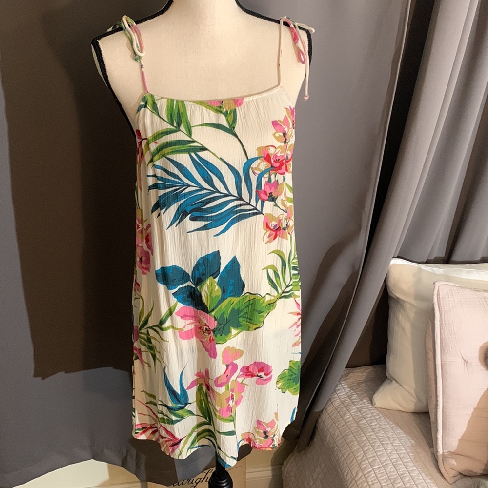 Billabong Night Twist Swing Mini Dress small - Picture 1 of 14